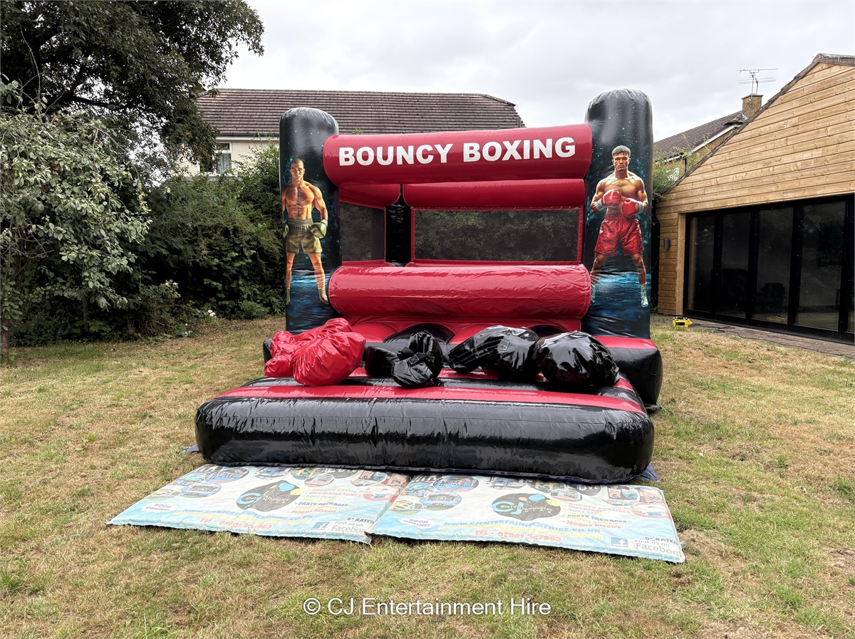 Inflatable Boxing Ring Bouncy Castle Hire in Nottingham, Derby