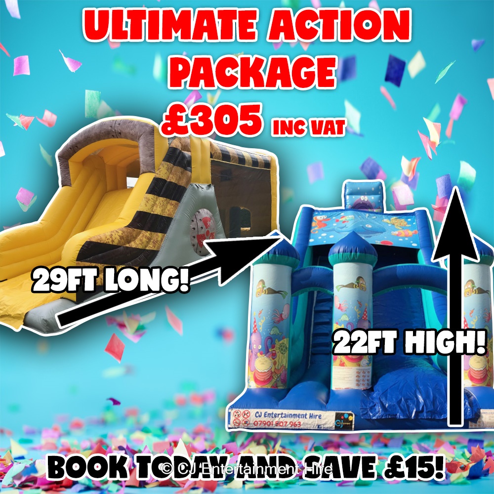 Party Packages Bouncy Castle Hire in Nottingham, Derby, Leicester